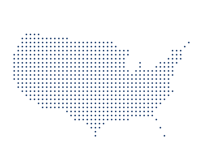United States — nationwide service map